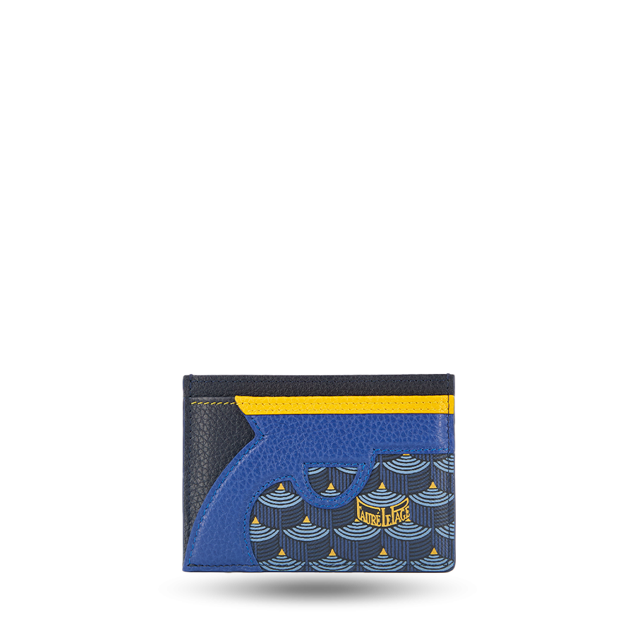 Gangsta 4 Card Holder - Lapis Blue