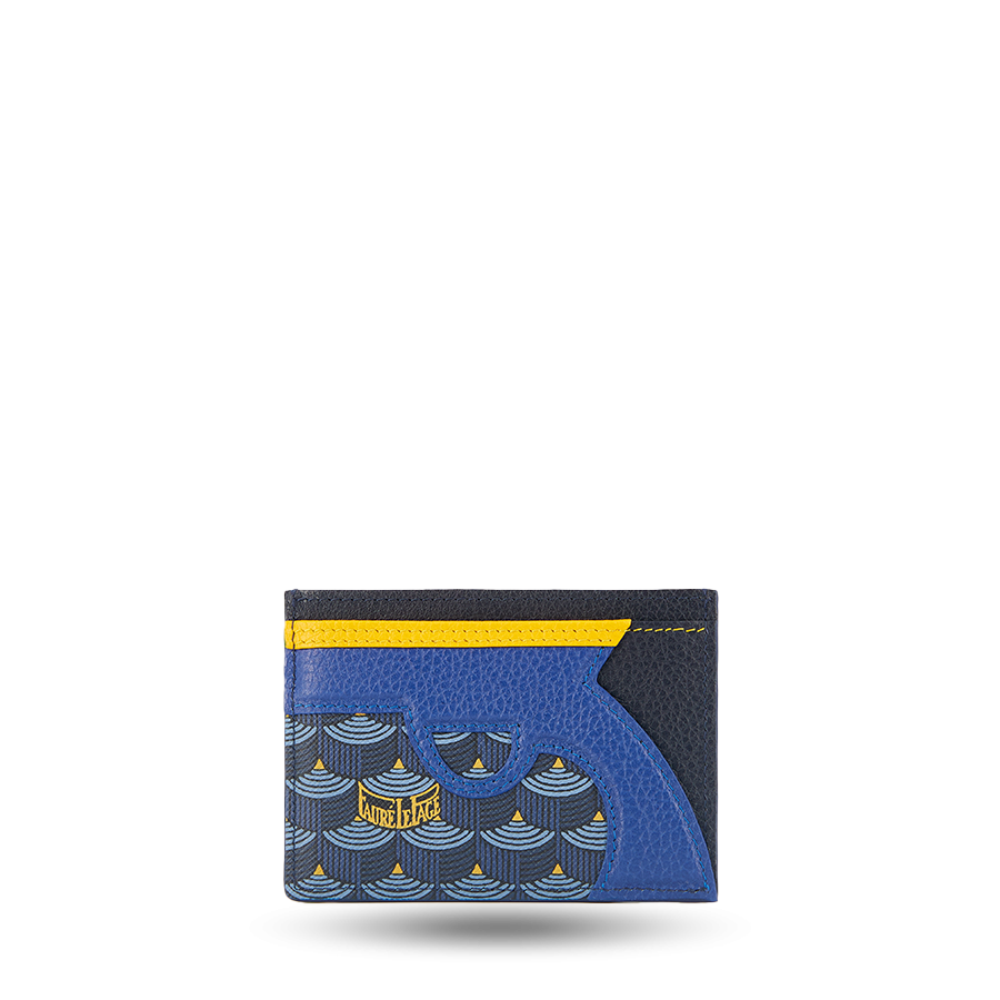 Gangsta 4 Card Holder - Lapis Blue