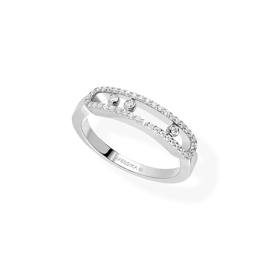 Baby Move Diamond Pave Ring