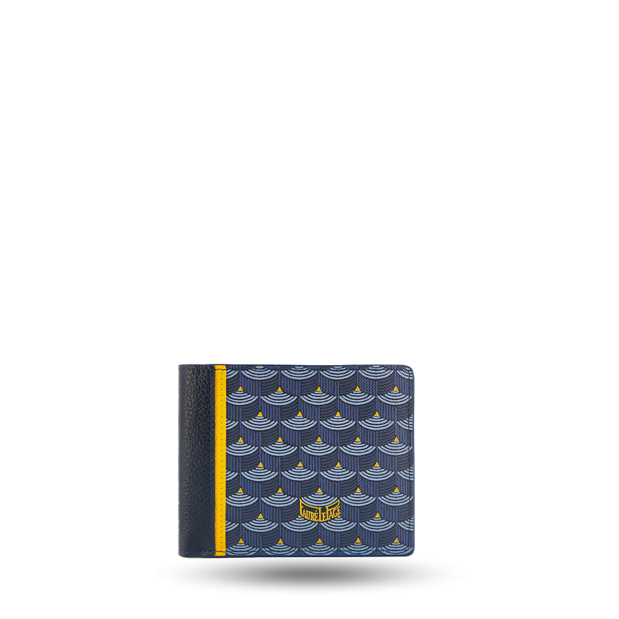6 Card Wallet - Paris Blue