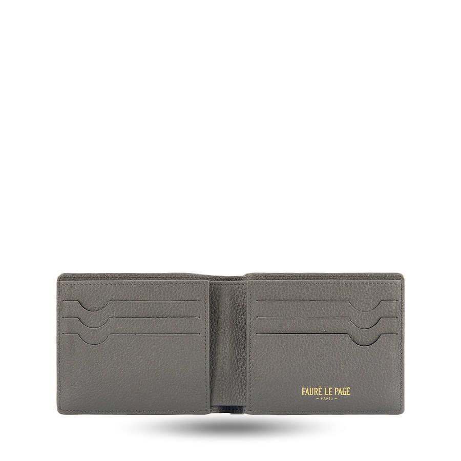 6 Card Wallet - Steel Grey