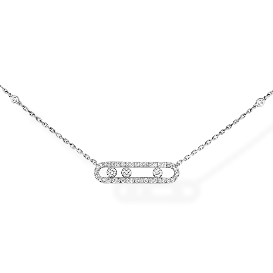 Baby Move Diamond Pave Necklace