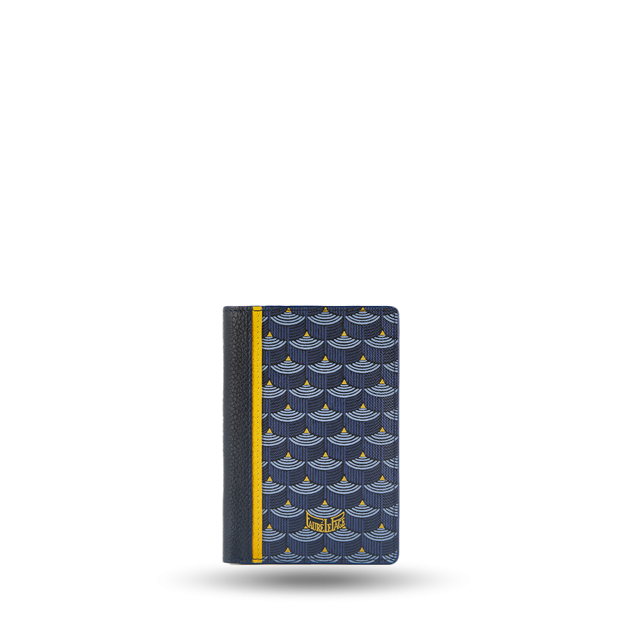 8 Card Wallet - Paris Blue