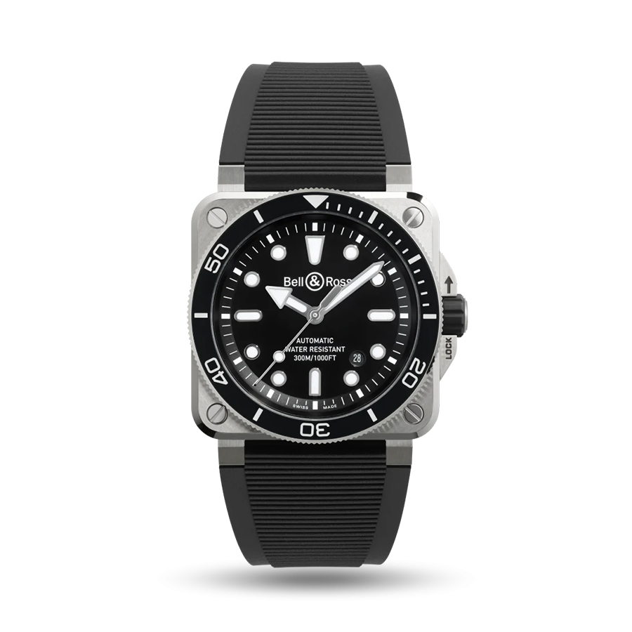 BR-03 Diver Black Steel