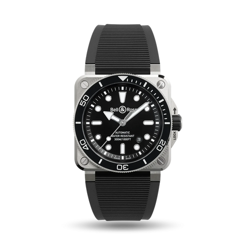 BR-03 Diver Black Steel