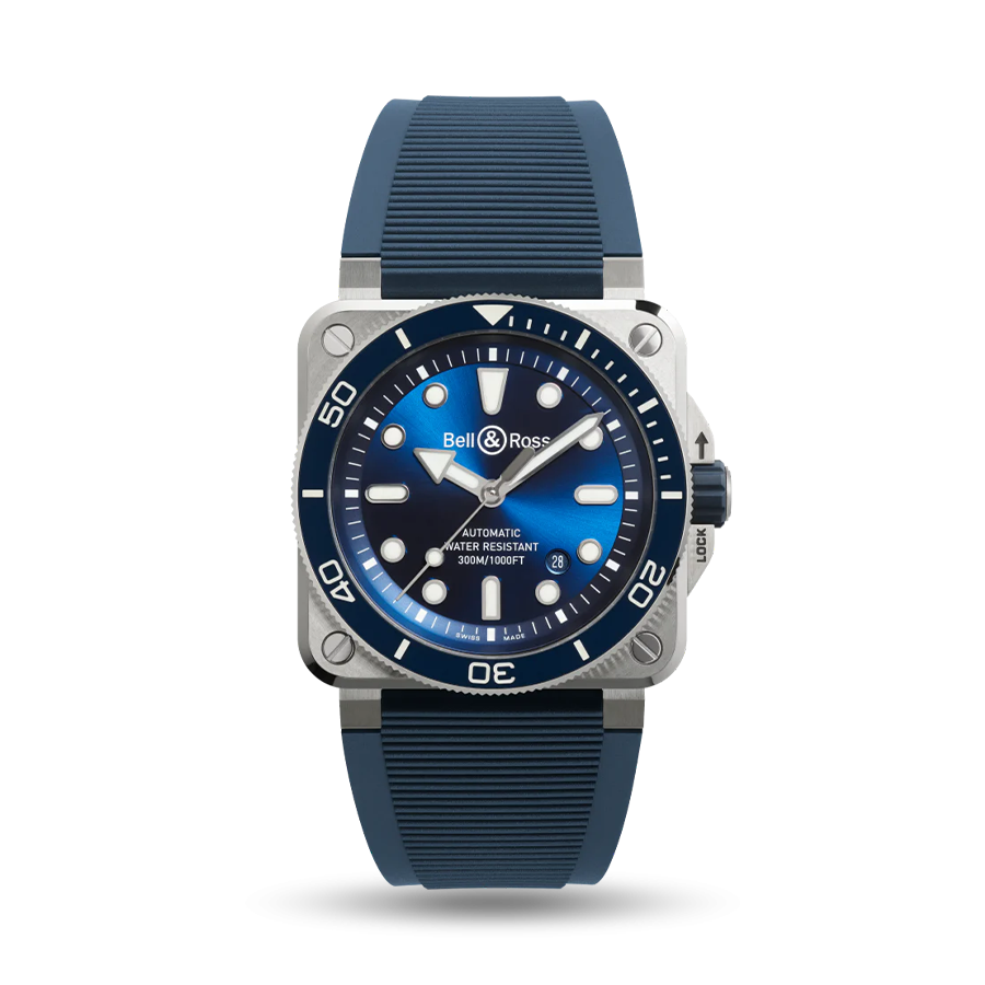 BELL AND ROSS BR-03 Diver Blue Steel