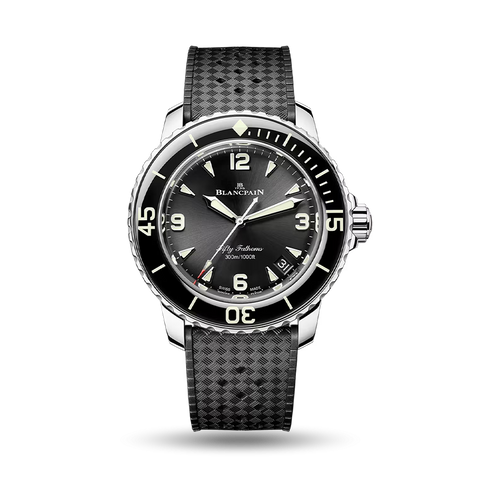 Fifty Fathoms 42mm (Steel, Rubber, Deployant Buckle))