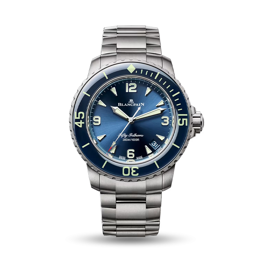 BLANCPAIN Fifty Fathoms 42mm (Titanium, Bracelet)