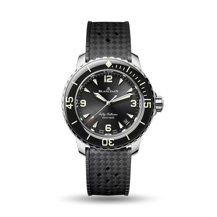BLANCPAIN Fifty Fathoms Automatique (Steel, Rubber, Deployant Buckle))