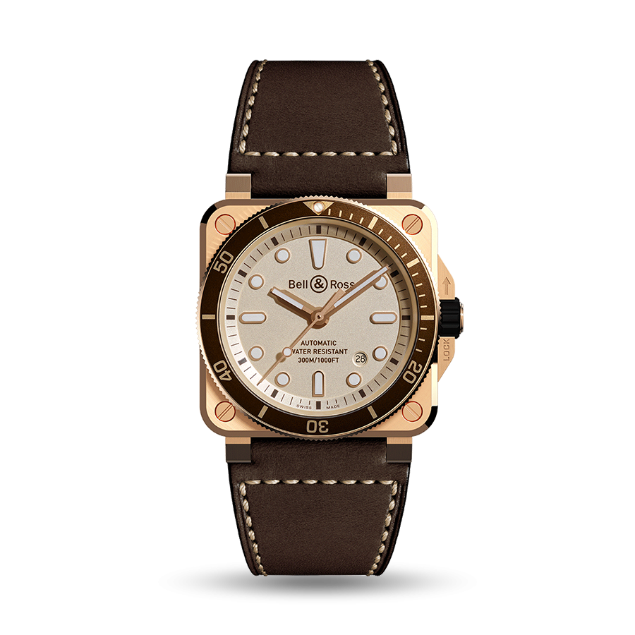 BELL AND ROSS BR 03-92 Diver WhiteBRonze