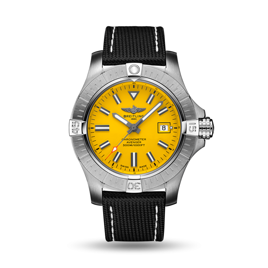 BREITLING Avenger Automatic 45 Seawolf Yellow (pin buckle)