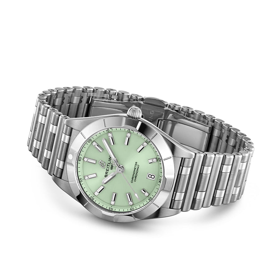 Chronomat Quartz Green 32