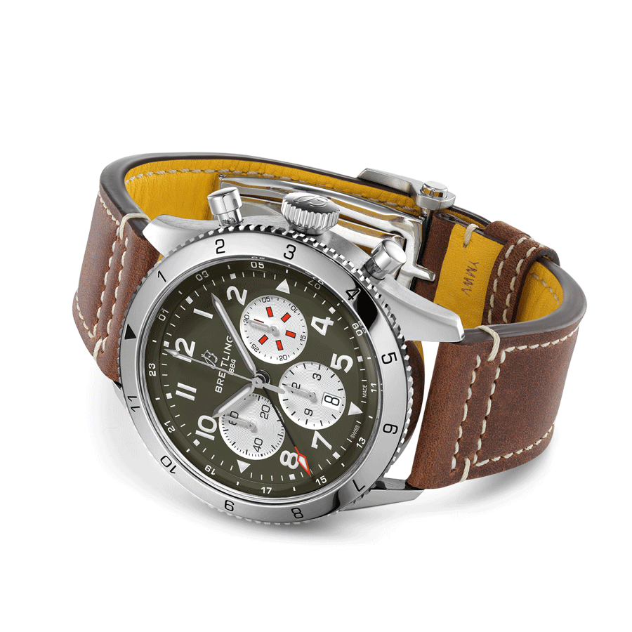 Super Avi B04 Chronograph GMT 46 Curtiss Warhawk