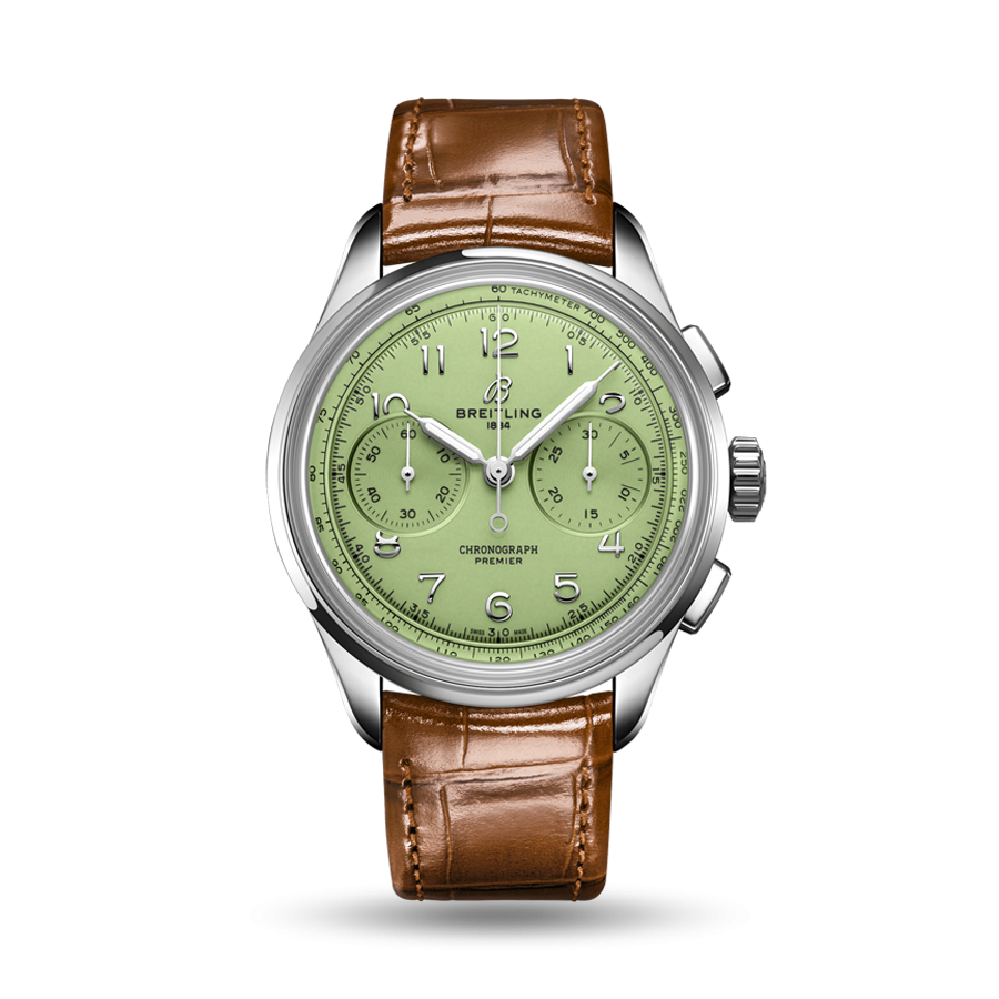 BREITLING Premier B09 Chronograph 40 Pistachio Green