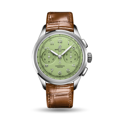 Premier B09 Chronograph 40 Pistachio Green