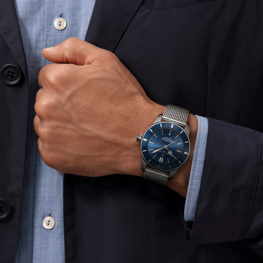 breitling superocean heritage ii blue
