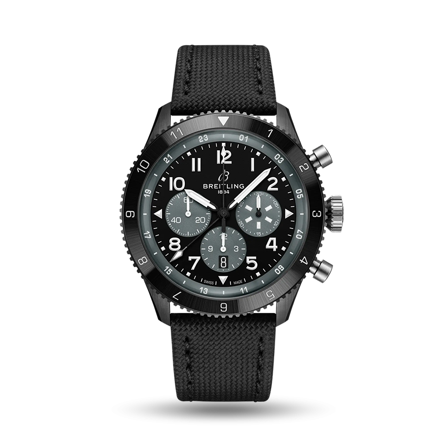 BREITLING Super Avi Chronograph GMT Black 46