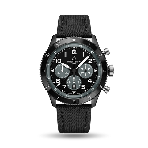 Super Avi Chronograph GMT Black 46
