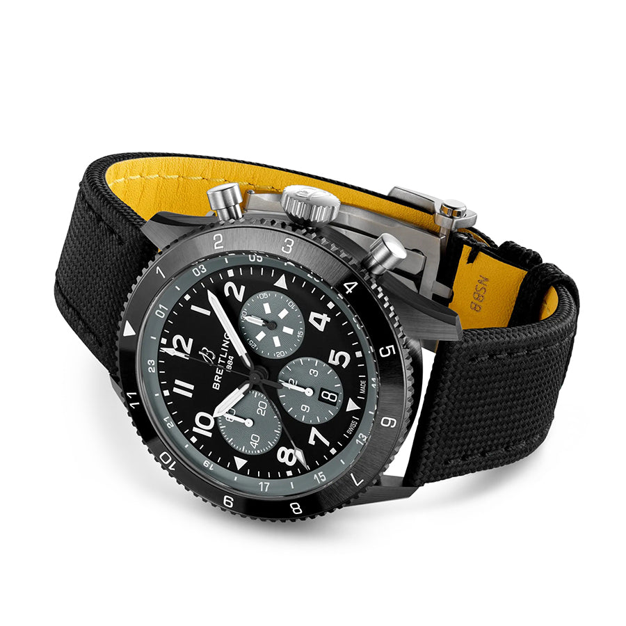 Super Avi Chronograph GMT Black 46