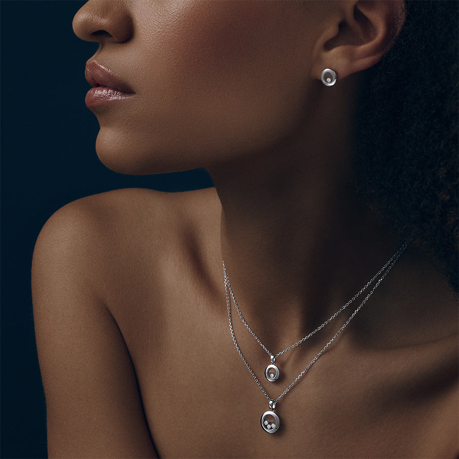 Happy Diamond Icons Necklace