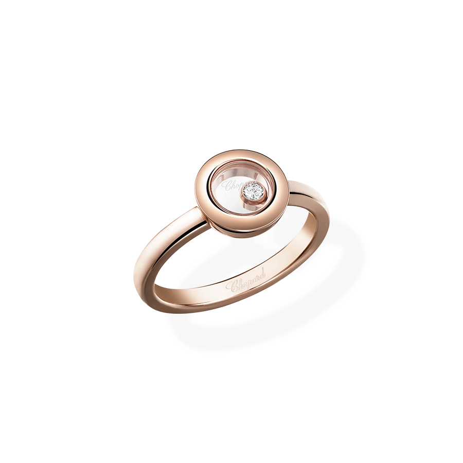 Happy Diamond Icons Round Ring