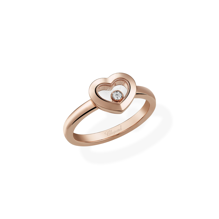 Happy Diamond Icons Heart Ring