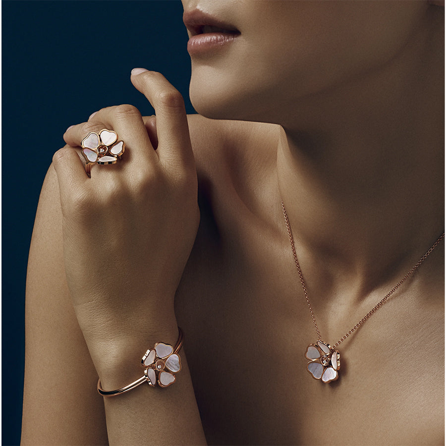 Happy Hearts Flower Ring