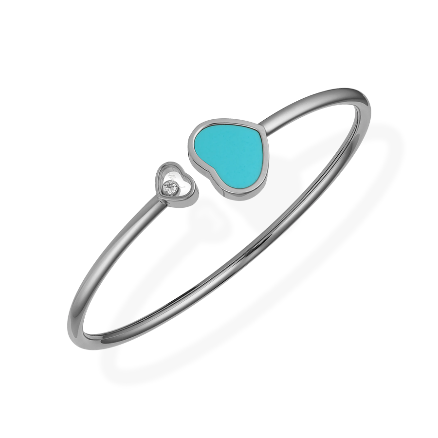 Happy Hearts Bangle Turqoise