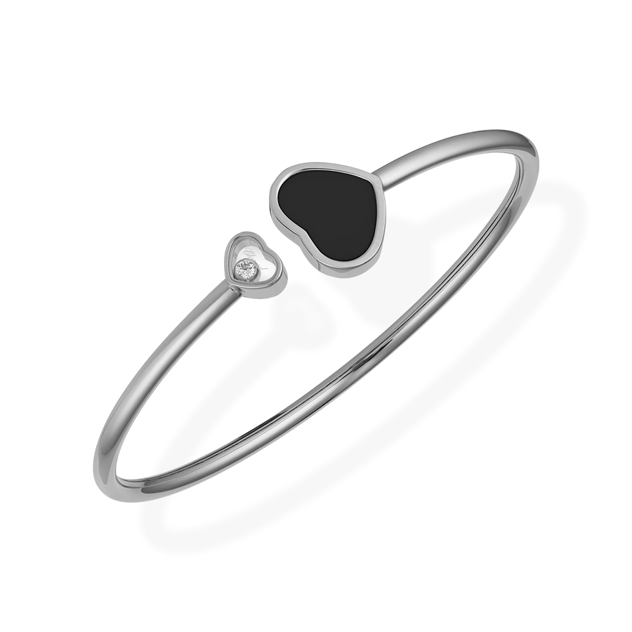 Happy Hearts Bangle Onyx