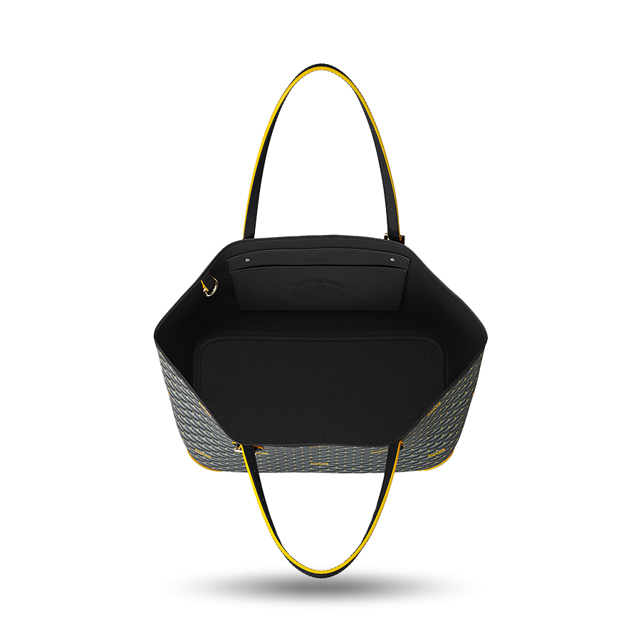 Daily Battle 35 Tote - Yellow Border Powder Black