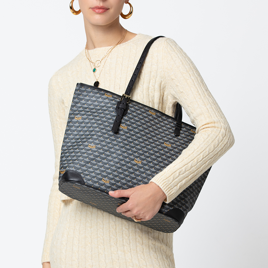 Daily Battle 35 Zip Tote - Powder Black