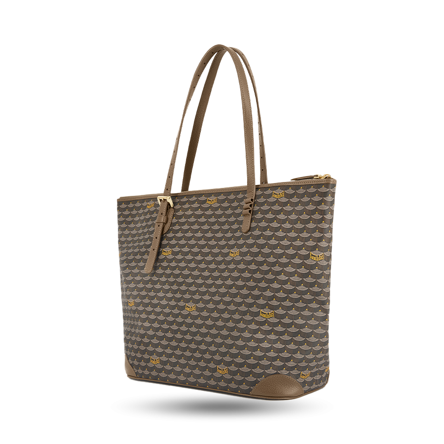 Daily Battle 35 Zip Tote - Walnut Brown