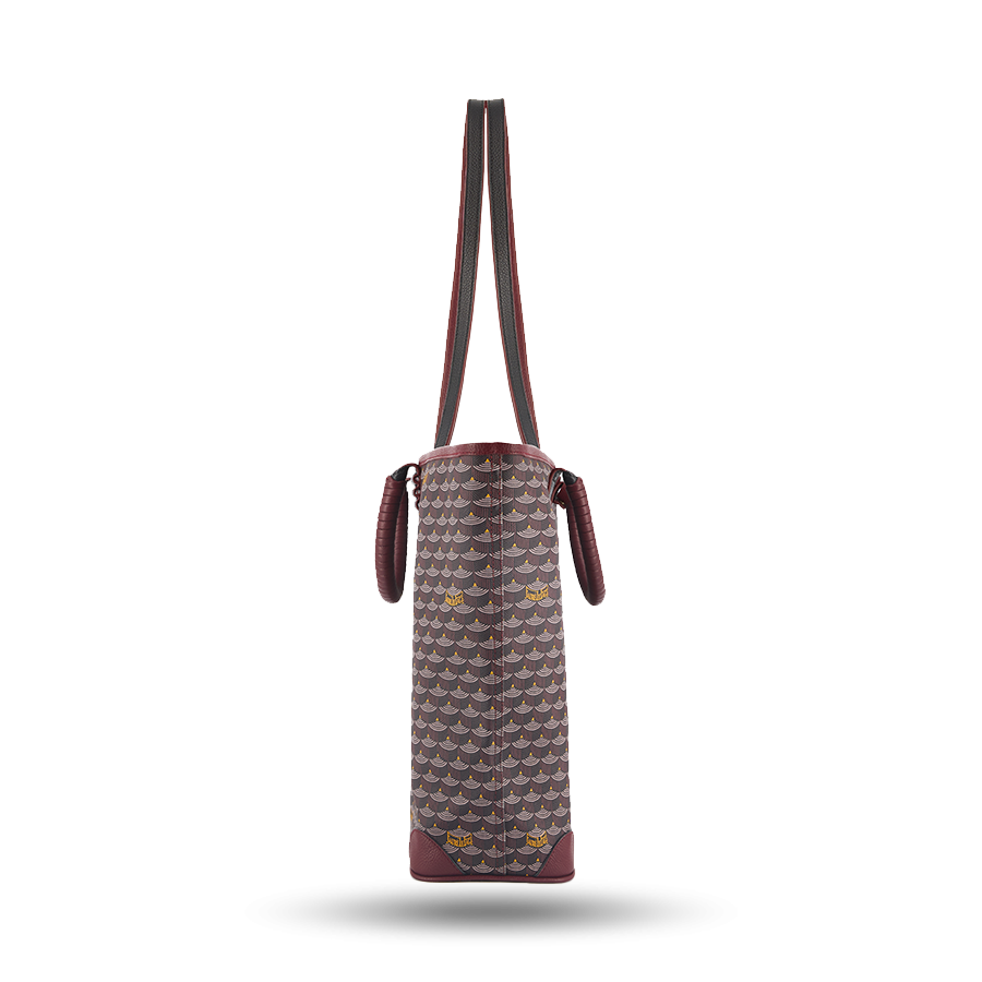 Double Battle 35 Tote - Velvet Red