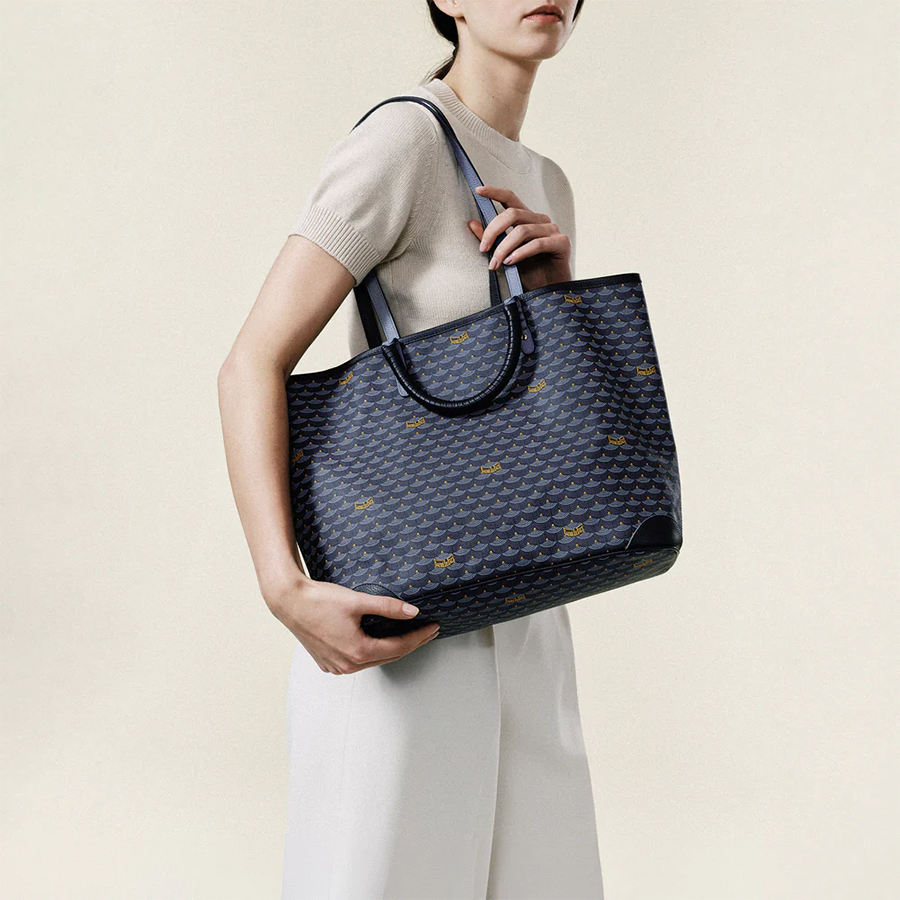 Double Battle 35 Tote - Paris Blue