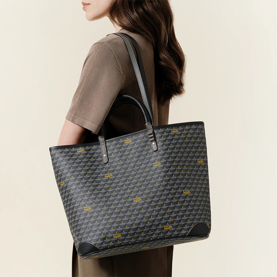 Double Battle 35 Tote - Powder Black