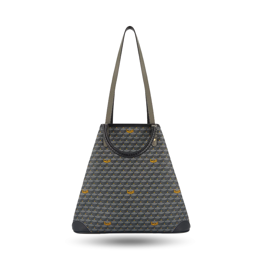 Double Battle 35 Tote - Powder Black