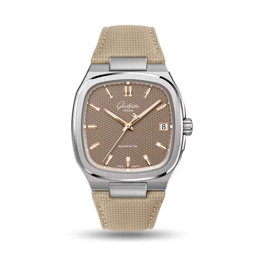 GLASHUTTE ORIGINAL 70s Automatic, "Tweed Amp"