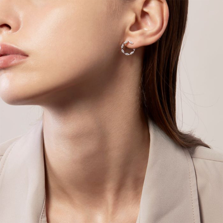 Aerial Marquise Wrap Earrings 0.4 ct TDW