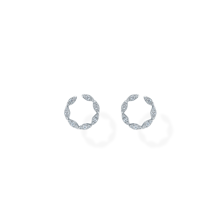 Aerial Marquise Wrap Earrings 0.4 ct TDW