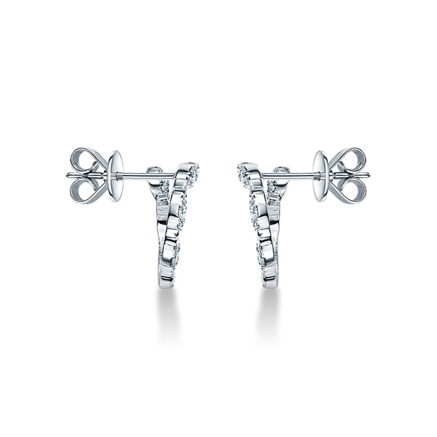 Aerial Marquise Wrap Earrings 0.4 ct TDW
