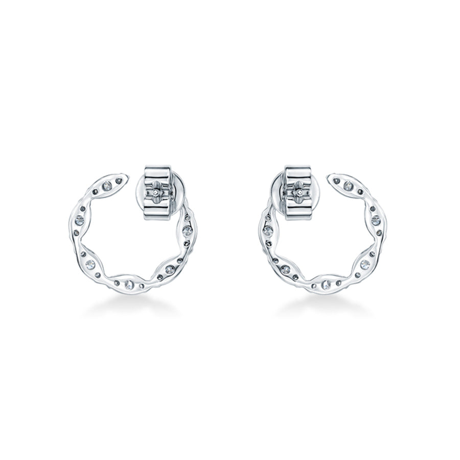 Aerial Marquise Wrap Earrings 0.4 ct TDW