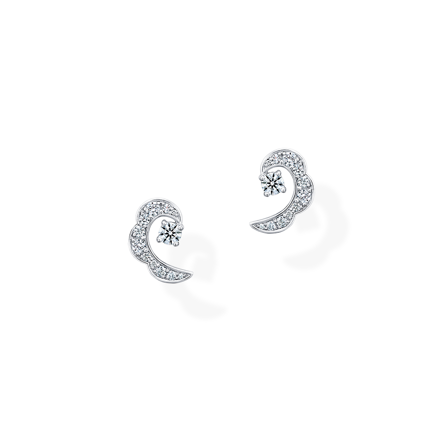 Lorelei Ribbon Studs 0.45ct TDW