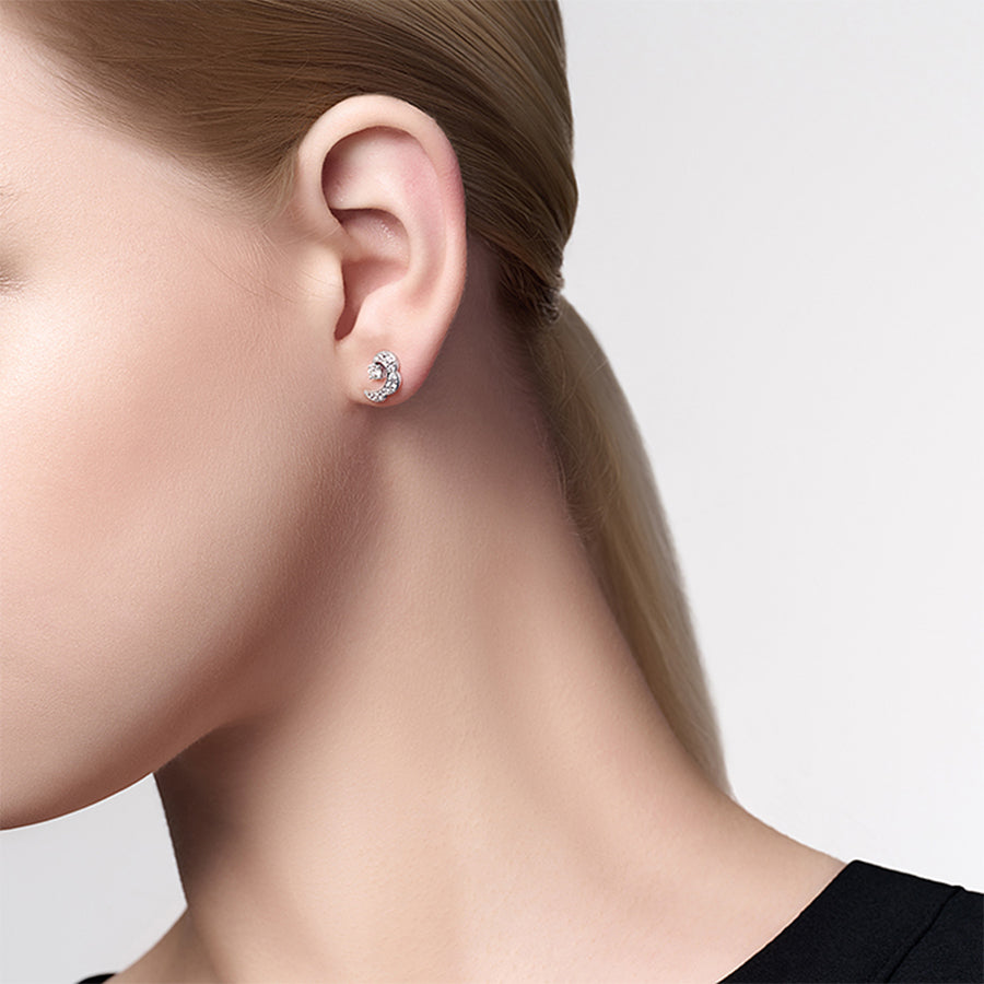 Lorelei Ribbon Studs 0.45ct TDW