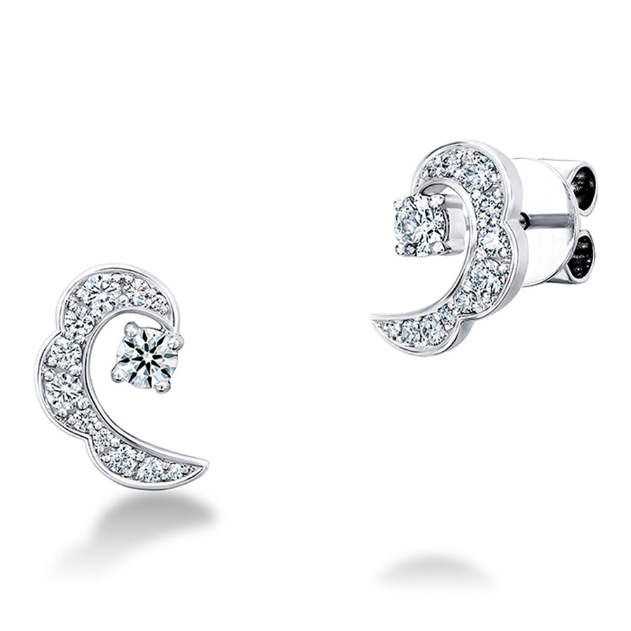 Lorelei Ribbon Studs 0.45ct TDW