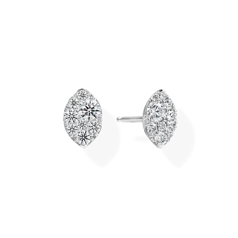 Tessa Diamond Navette Earrings 0.33 ct TDW