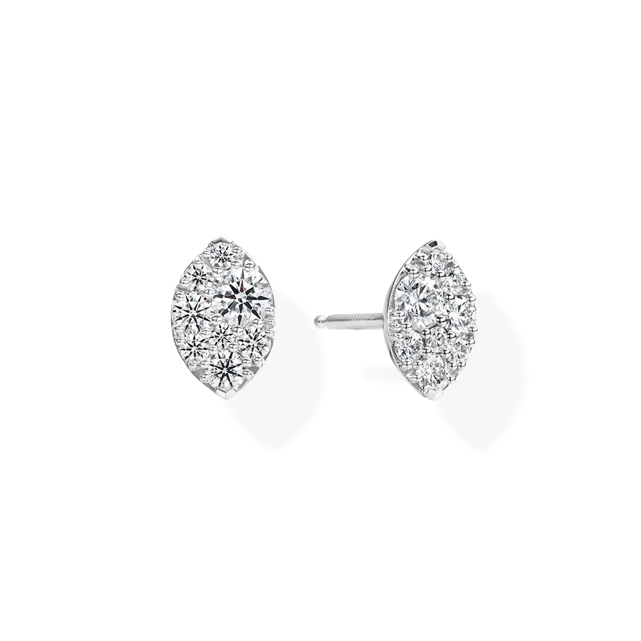Tessa Diamond Navette Earrings 0.53ct TDW