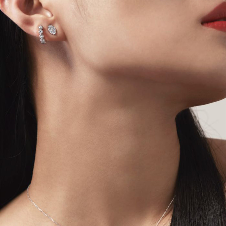 Tessa Diamond Navette Earrings 0.53ct TDW