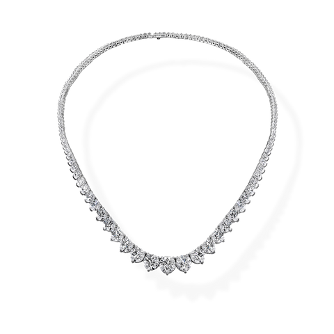 Temptation Three Prong Necklace 8.00 ct TDW