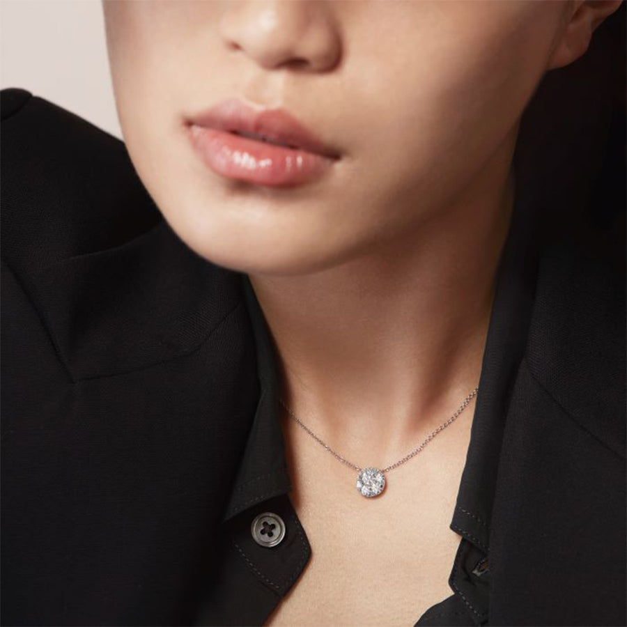 Tessa Diamond Circle Pendant 0.76 ct TDW