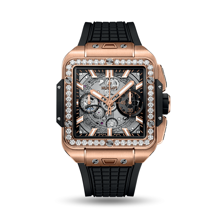 Square Bang Unico King Gold Diamonds